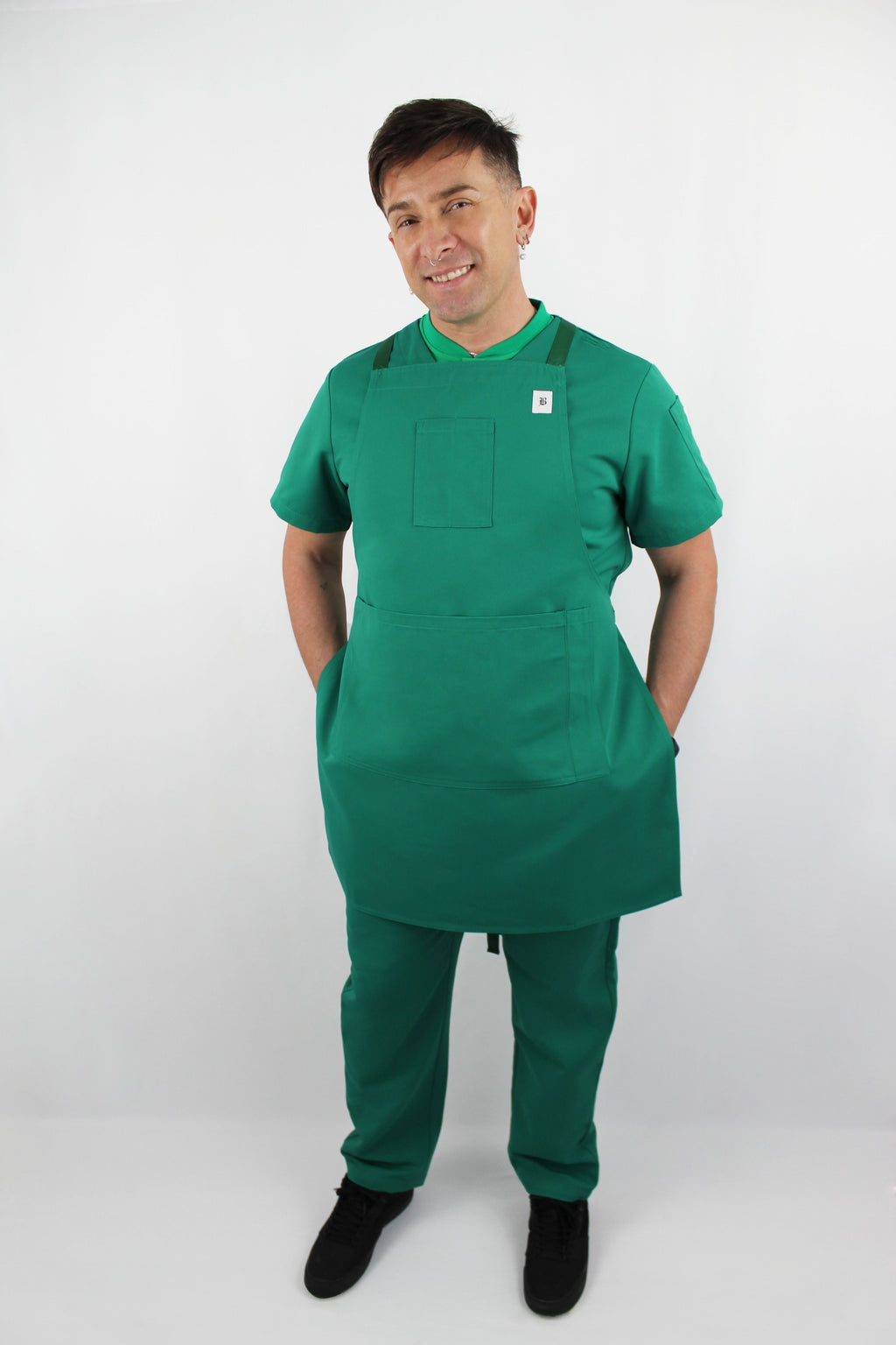 Apron Esmerald Green